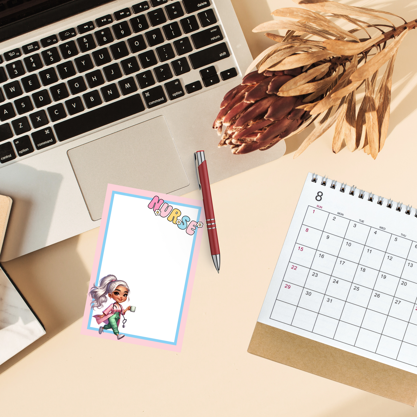 💖🩺 Chibi Nurse Notepad Collection | 4x6 Cute Pads | 25 Adorable Designs | 50 Pages 🌈💊