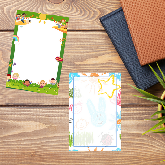 💌 Customizable Teacher Notepad – 4x6 Pad with Fun Designs, Teacher Gift Idea