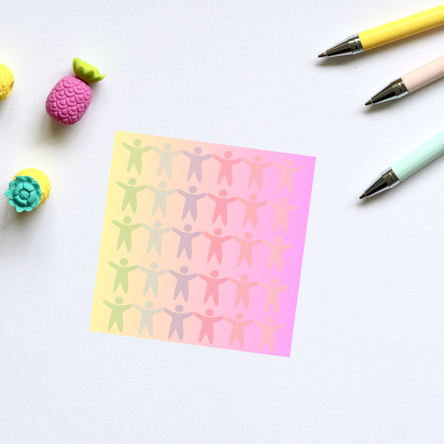 3x3 special education notepad