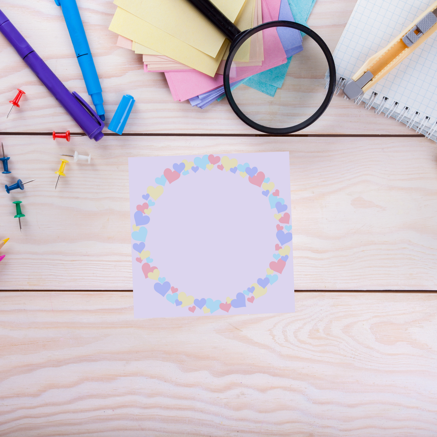 3x3 special education notepad