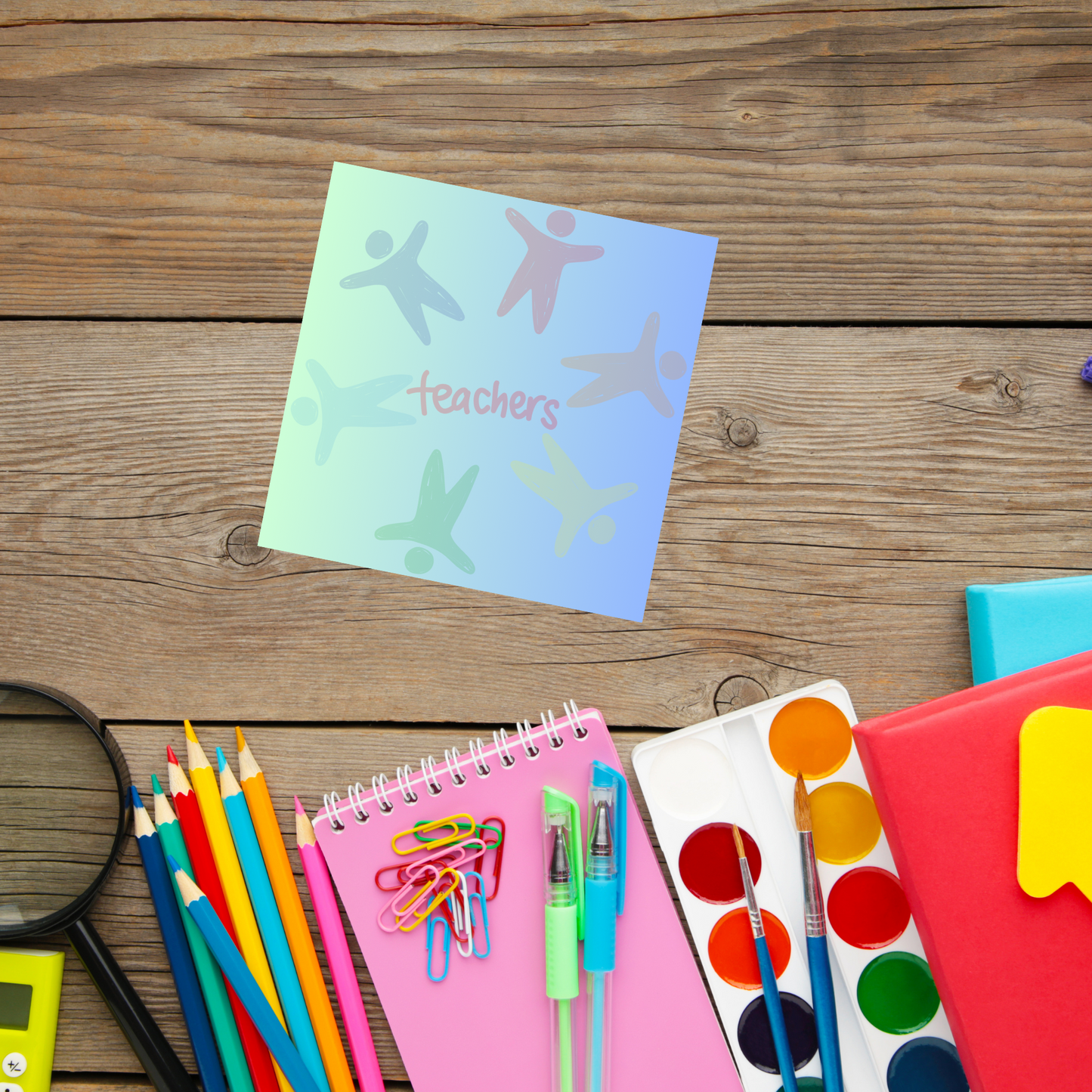 3x3 special education notepad
