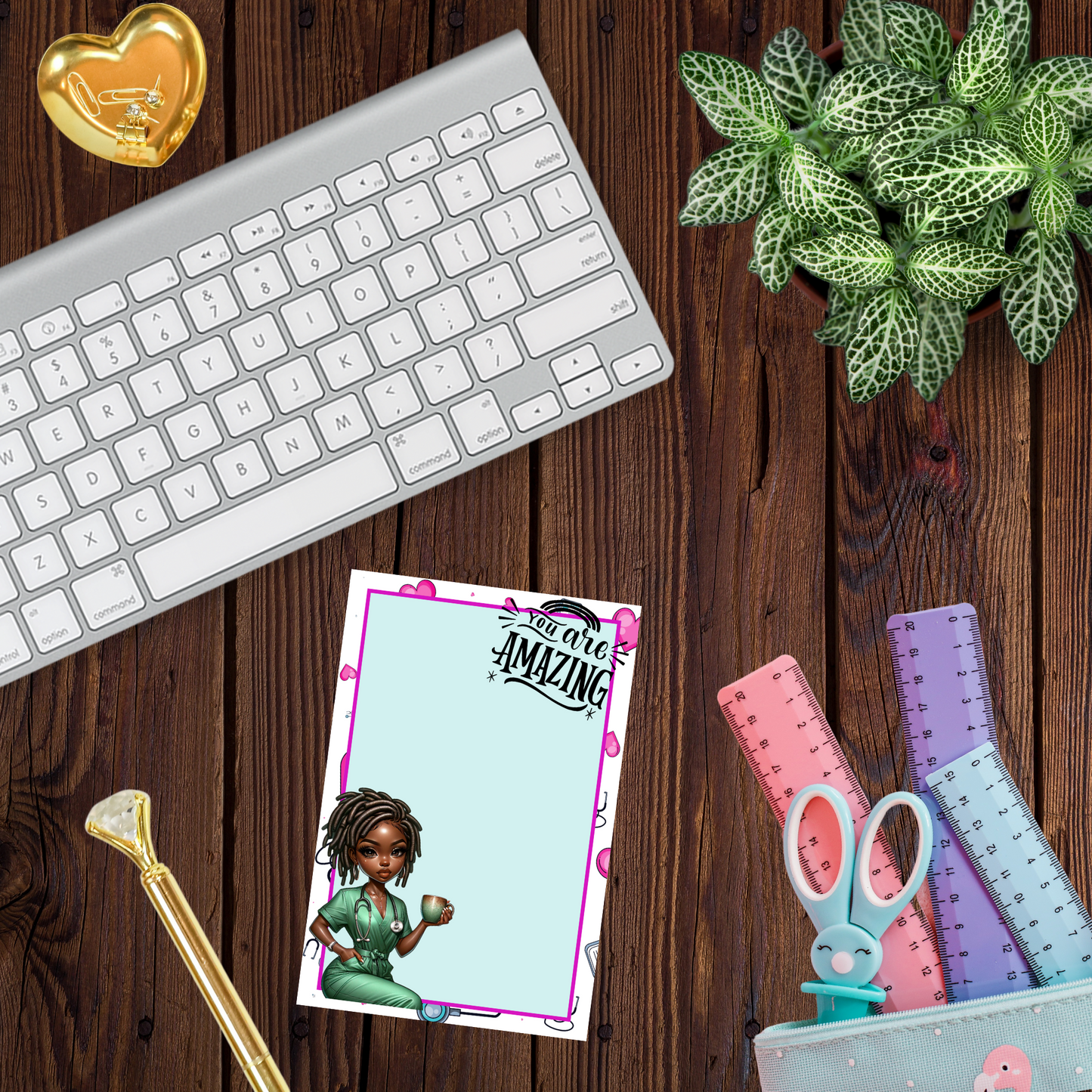 💖🩺 Chibi Nurse Notepad Collection | 4x6 Cute Pads | 25 Adorable Designs | 50 Pages 🌈💊