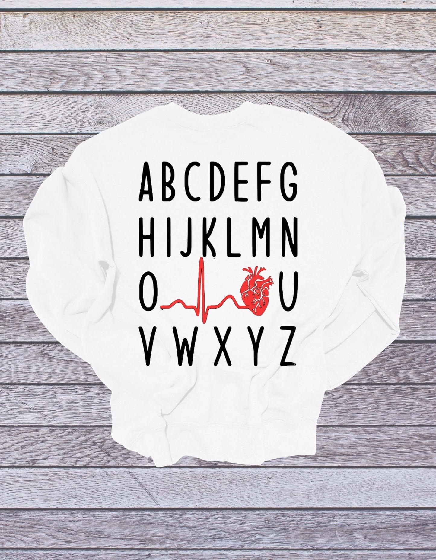 ABC's of EKG Sweatshirt