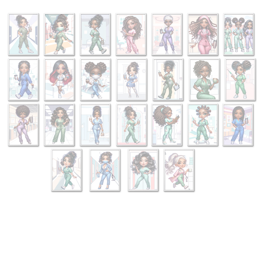 ππ©Ίπ Chibi Nurse Notepads β 4x6 Cute Kawaii Pads with 50 Pages of Fun! ππ©Ίπ