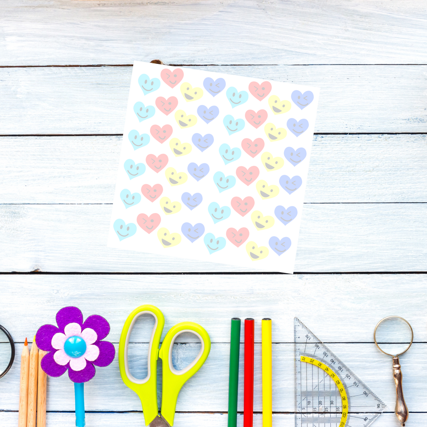 3x3 special education notepad